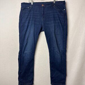 Mugsy Jeans Mens 42 x 30 42x30 Fultons FLX3NFU blue dark wash denim  stretch